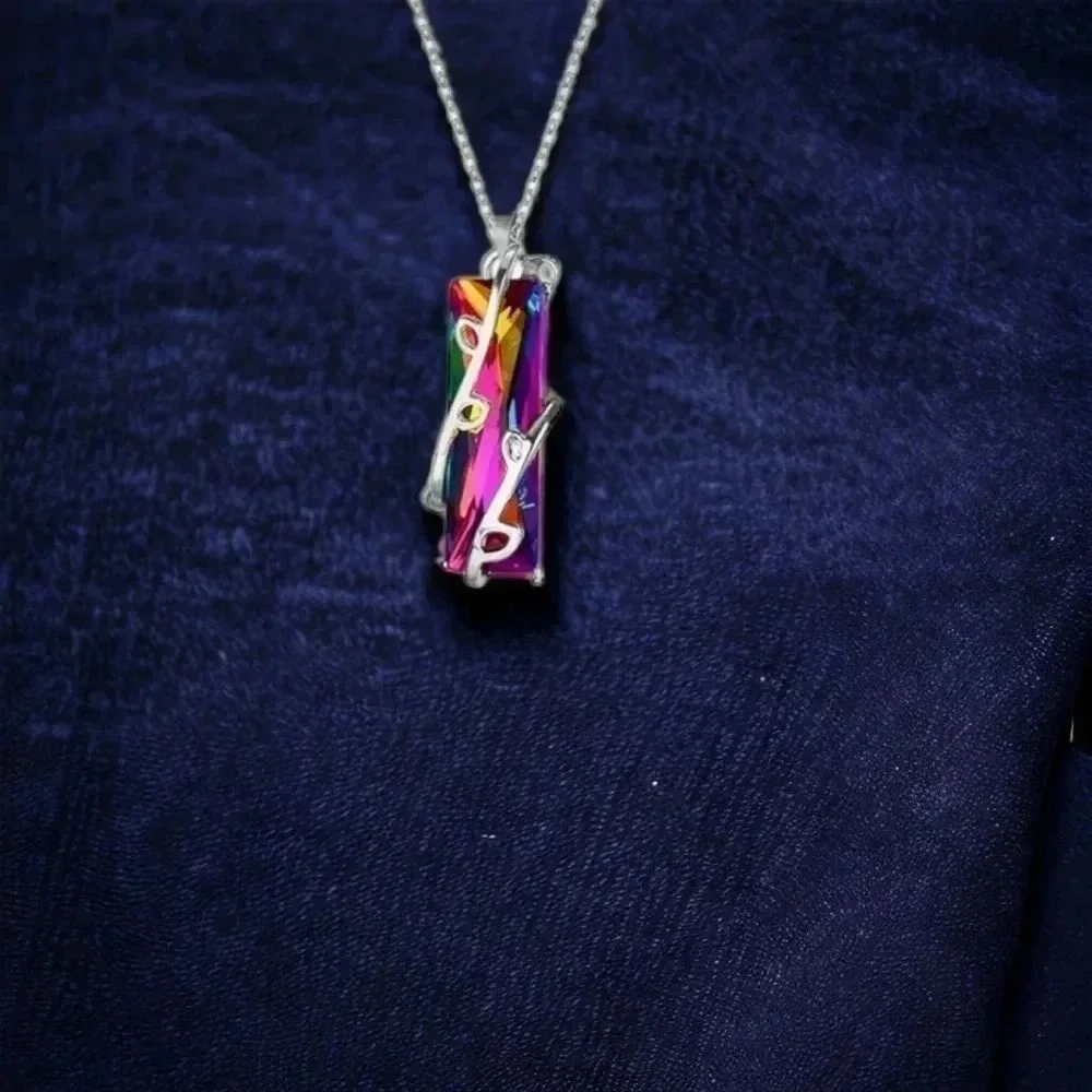 Crystal Bohemian Pendant Necklace